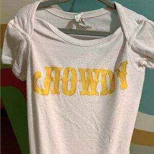 "Howdy" Baby Onesie 24mo NWOT